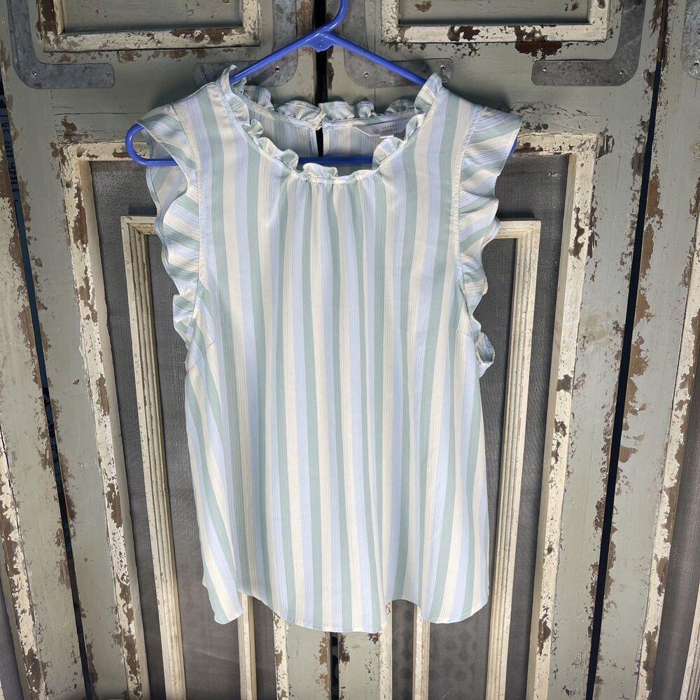 LC Lauren Conrad XL Ruffled Tank